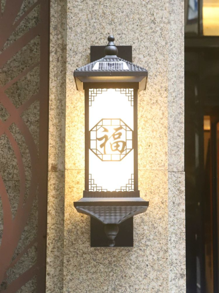 한옥 벽등 인테리어 무드 한식당 실외 벽부등 고택 외부 엔틱 찻집 한식집 가옥 - 상세 이미지 5