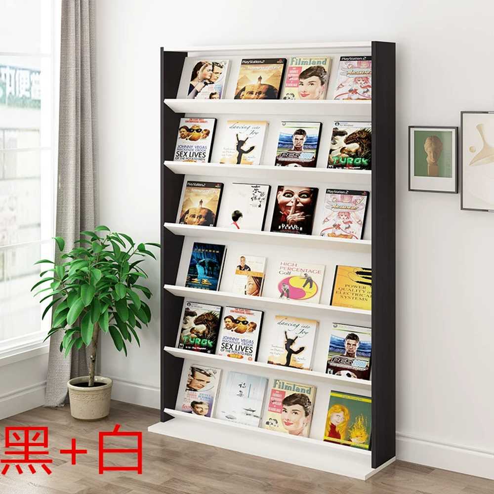 카달로그 수납 스탠딩 진열 책장 우드 선반 매거진랙 전시대 스탠드 꽂이 팜플렛 - 상세 이미지 5