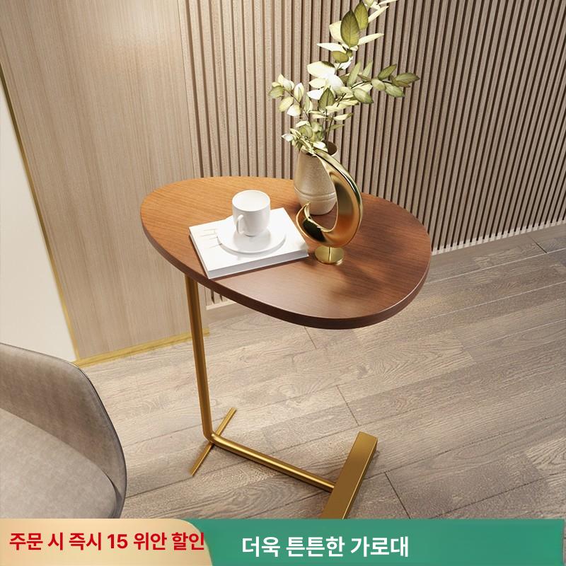 소파옆 협탁 사이드 모던 원목 침실 이동식 상판 틈새 침대 테이블 탁자 수납장 북유럽 - 상세 이미지 4