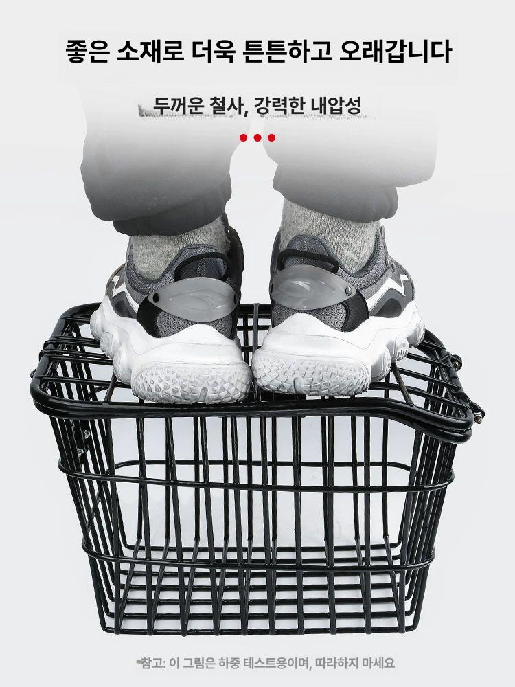 자전거 뒷바구니 프레임 뒷자석 바스켓 짐받이 수납함 - 상세 이미지 3