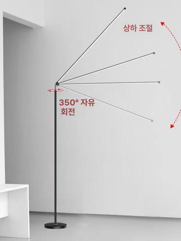 장 조명 램프 스탠드 침실 스탠딩 인테리어 플로어 거실 무드등 북유럽 라이트 모던 - 상세 이미지 3