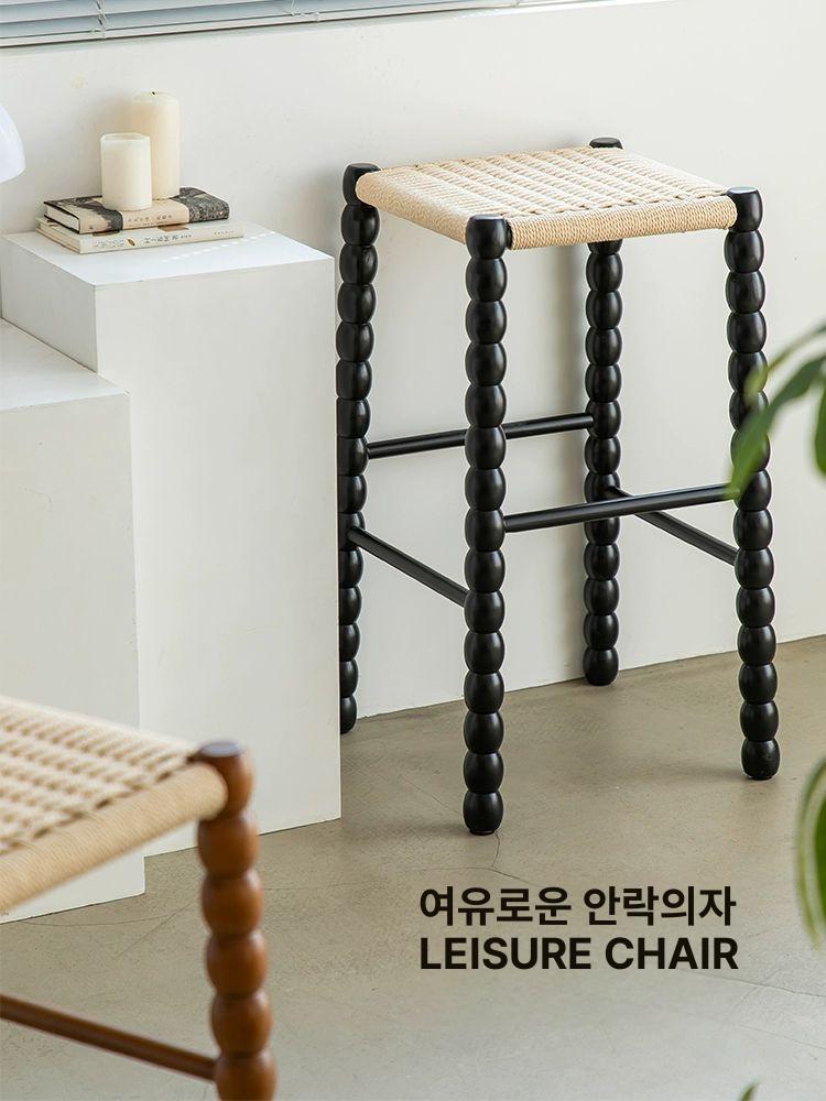 원목 라탄식탁의자 엔틱 빈티지 북유럽 클래식 디자인체어 레스토랑 앤틱체어 유럽풍 - 상세 이미지 5