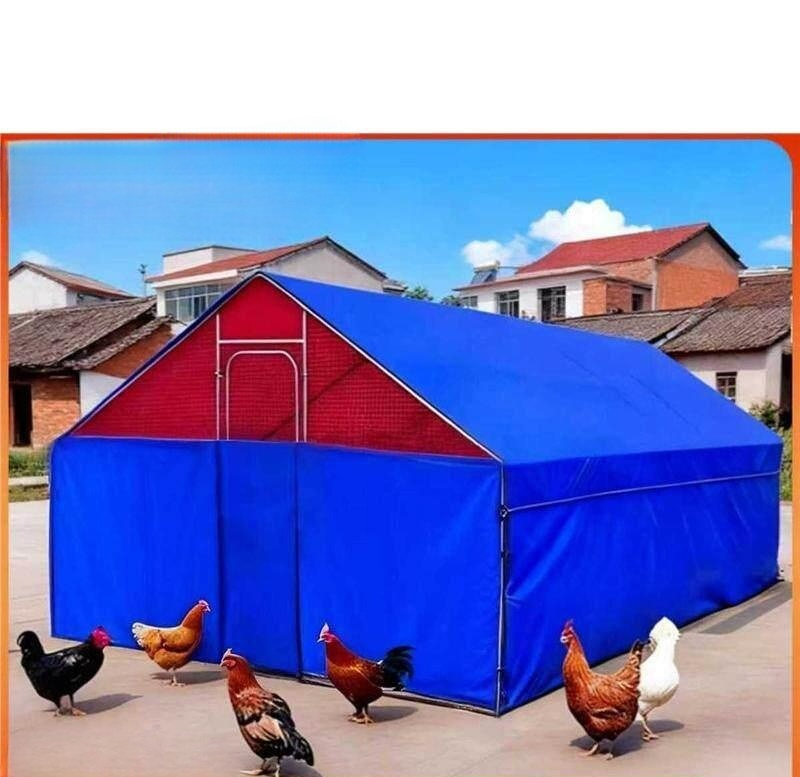 야외 닭장 이동식 사육 대형 얇은 망 플라스틱 철망 케이지 키우기 사육장 가정용 비둘기 - 상세 이미지 4