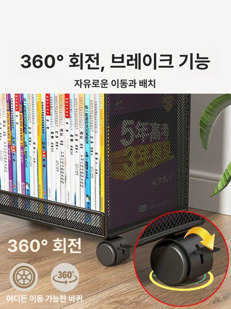 책상 철제수납장 사무실 데스크 캐비닛 파일 보관 서류함 정리함 바퀴 잠금서랍장 - 상세 이미지 4
