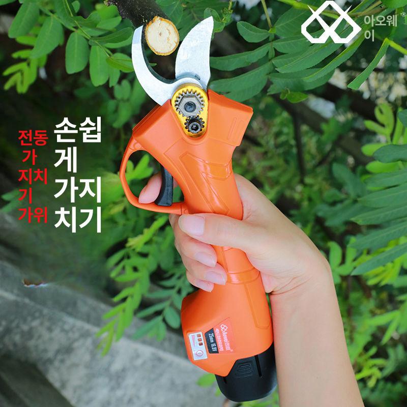 가벼운 충전전지가위 무선 전정 배터리 리튬 전기 가지치기 원예 절단용 고지가위 - 상세 이미지 2