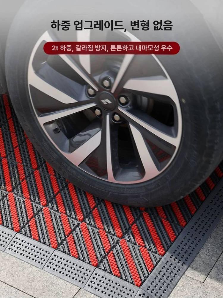 출입구 현관매트 미끄럼방지 격자 바닥 카페트 사무실현관 롤매트 현관발판 논슬립 - 상세 이미지 4