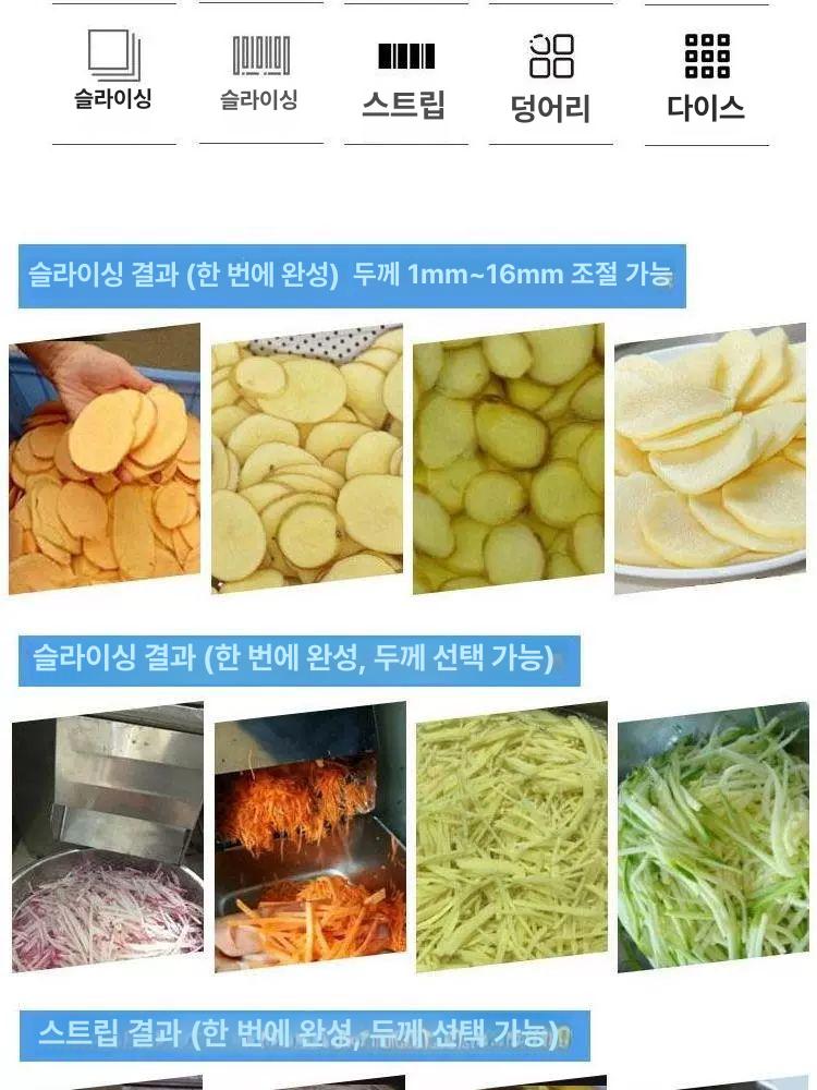 호박 채써는기계 다기능 스텐 양파 커버 다용도 슬라이스 절단기 채소 만능채칼 커터 - 상세 이미지 3