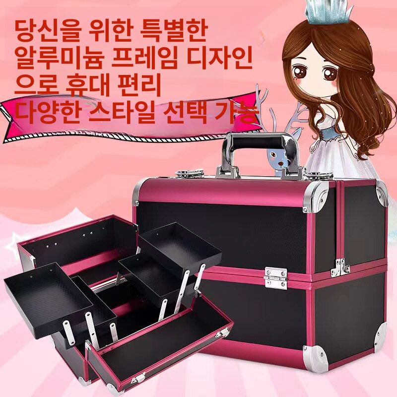 전문가용 메이크업박스 네일박스 메이크업캐리어 미용 아티스트 뷰티 네일아트 케이스 - 상세 이미지 3