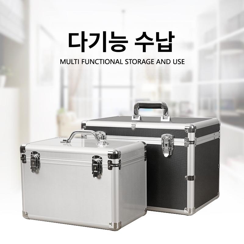 알루미늄 가방 파티션 악기 하드케이스 키트 도구 합금 공구함 안전 공연 캐리어 주최자 - 상세 이미지 4