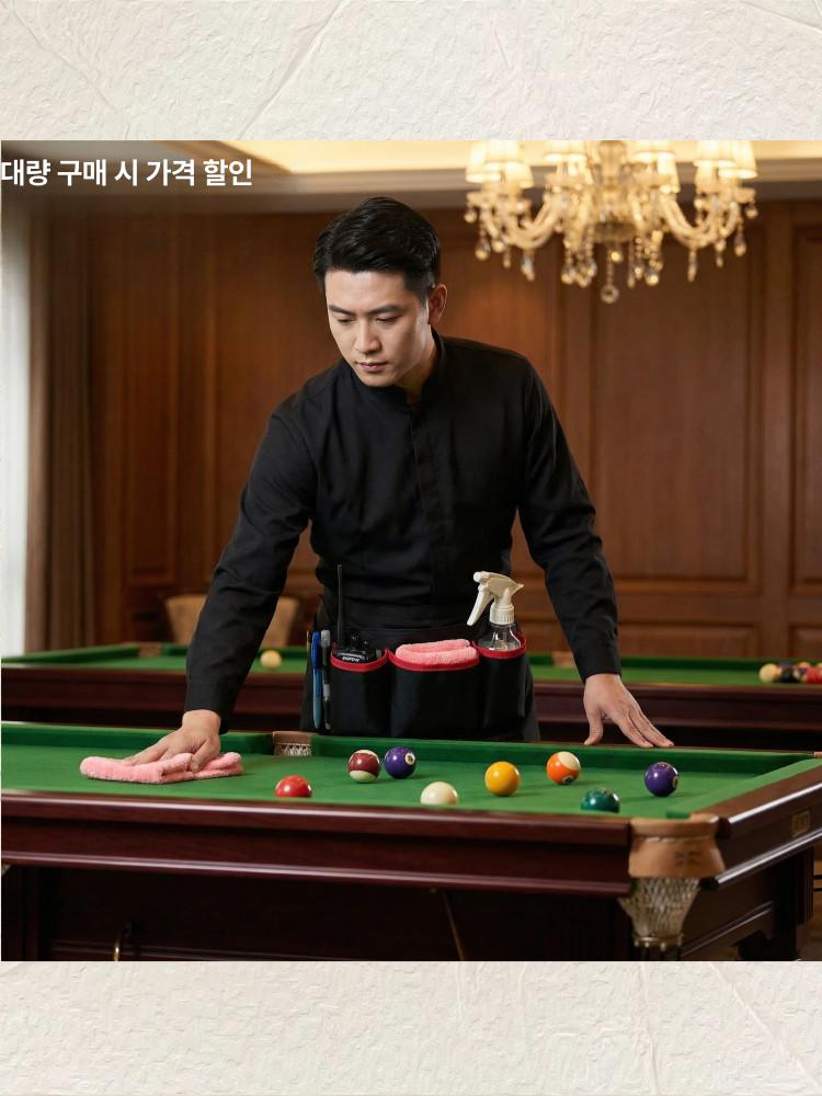 청소 벨트 용품가방 작업용 클리닝백 레드블랙 정리 방수 입주청소 블랙 청소용품가방 보관 - 상세 이미지 4