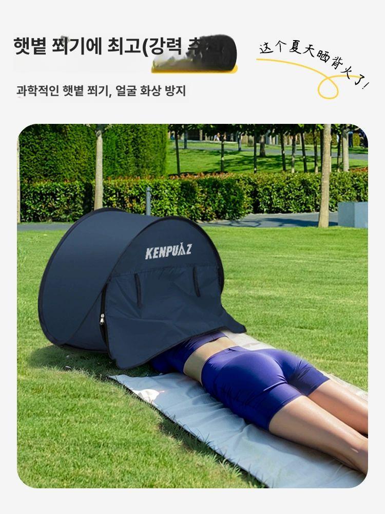 암막 텐트 헤드 방풍 방한 수면 차단 빛 기본형 - 상세 이미지 3