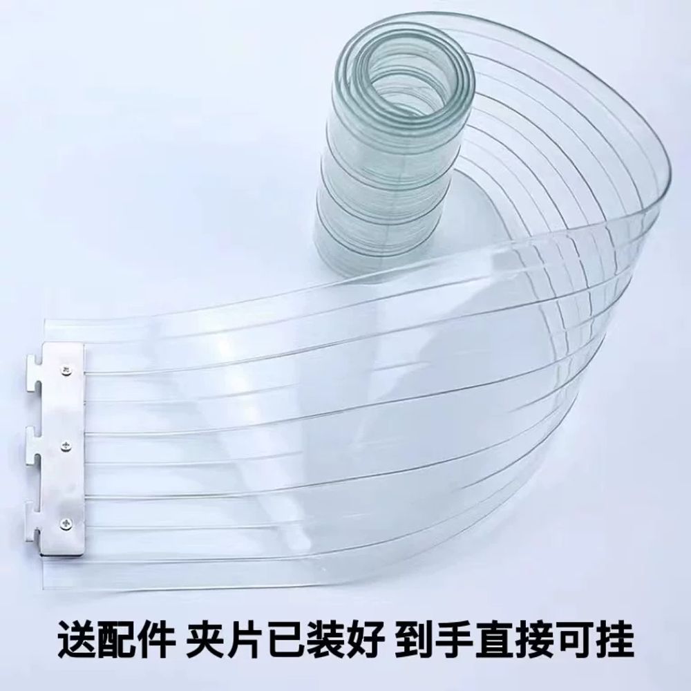 투명 우레탄커튼 베란다 방한 우풍차단 비닐천막 외풍차단 방풍막 창고 실외용 현관 - 상세 이미지 3