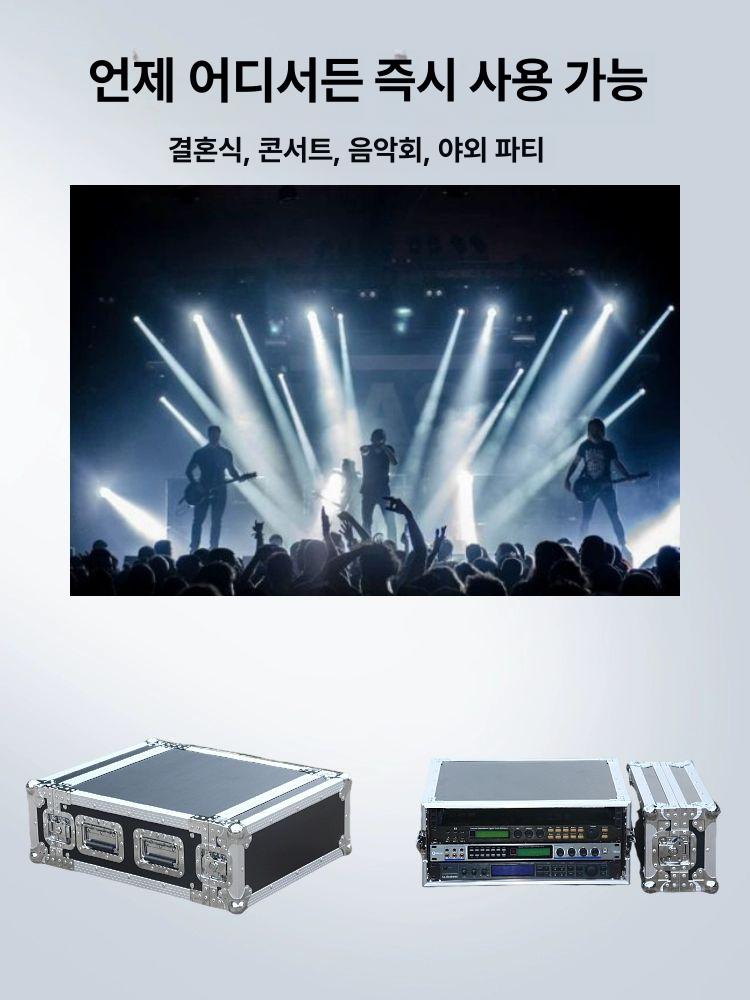 렉 음향랙케이스 오디오 바퀴 음향 콘솔 선반 보관함 바퀴형 스피커 케이스 캐비닛 오디오랙 - 상세 이미지 4