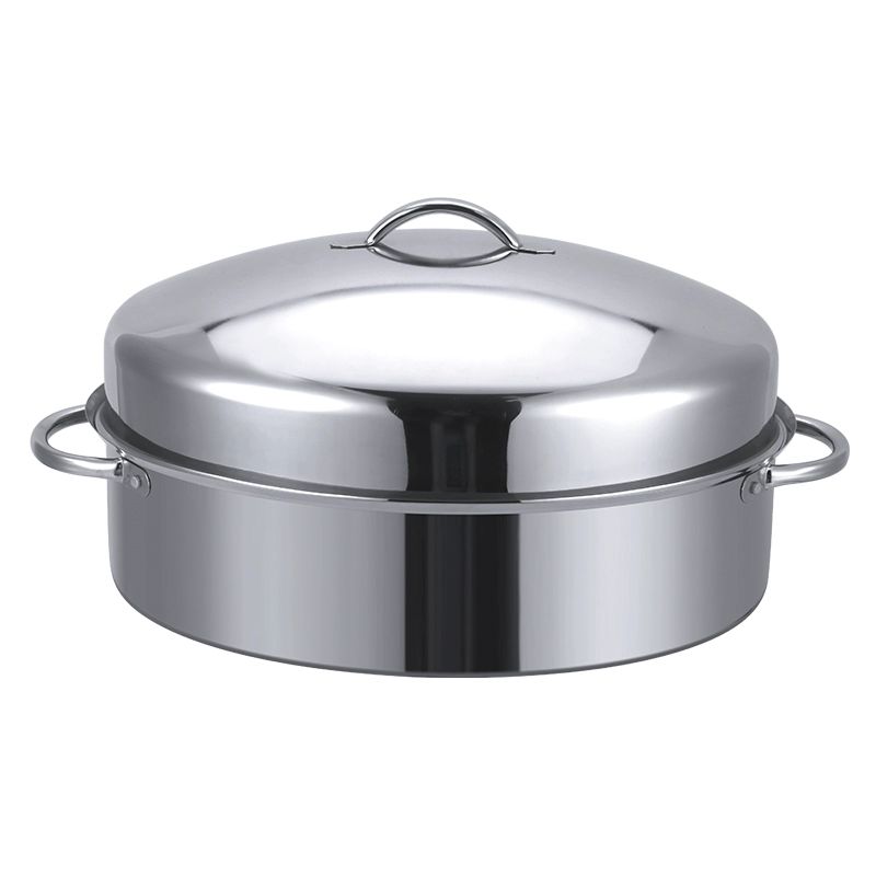 스텐 찜기 타원형 식당 찜냄비 주방 다용도 업소용 인덕션 찜솥 찜통 해산물 스티머 - 상세 이미지 5