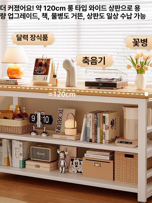 틈새수납장 선반 슬림 수납 얇은 주방 화이트 옷 다용도 폭좁은 가로 서랍장 철제 좁은 - 상세 이미지 5