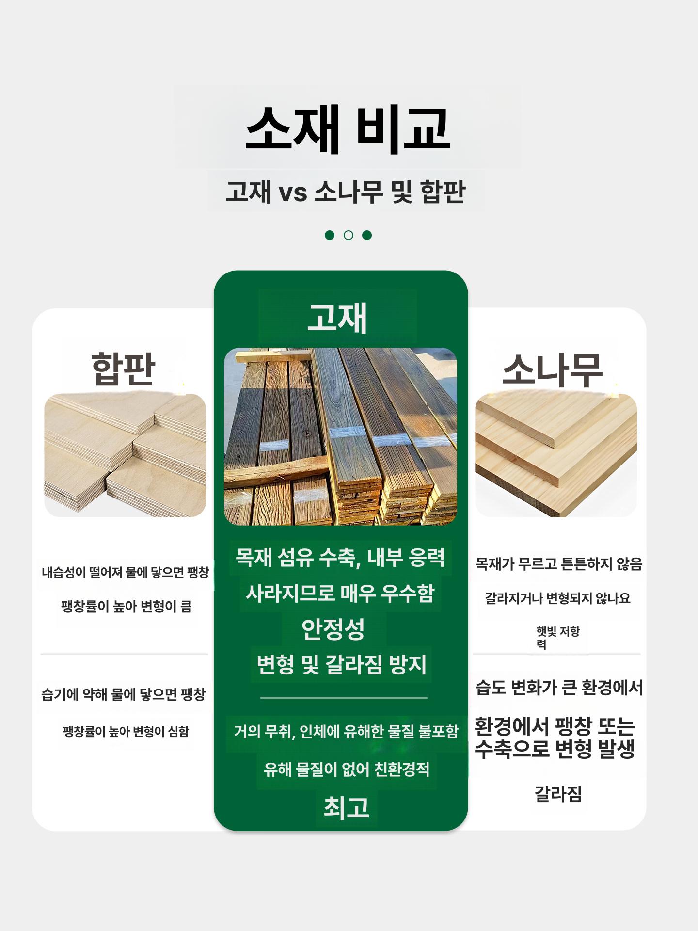 원목 테이블 카페 내추럴 레트로 빈티지 다이닝 우드 탁자 사각 식탁 원형 - 상세 이미지 3