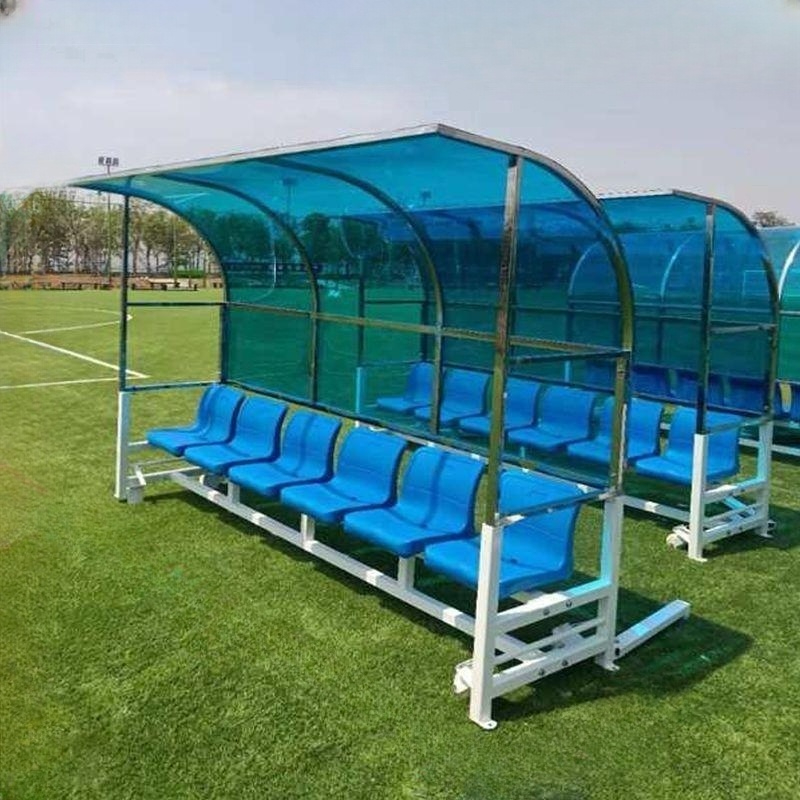 스포츠 벤치 이동식 관람석 좌석 스탠드 선수 객석 대기석 축구장 등받이 야외용 - 상품 이미지