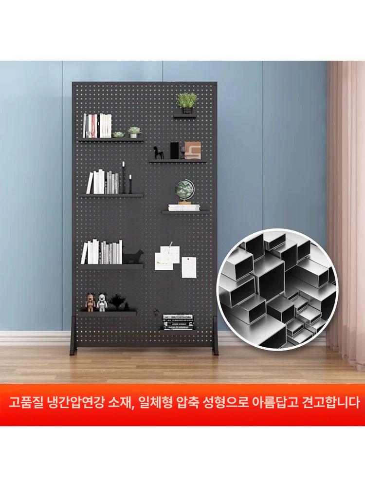 화이트 이동식타공파티션 전시 사무용 작품전시 이동식 디스플레이 칸막이 보드 사무실 매장 - 상세 이미지 2