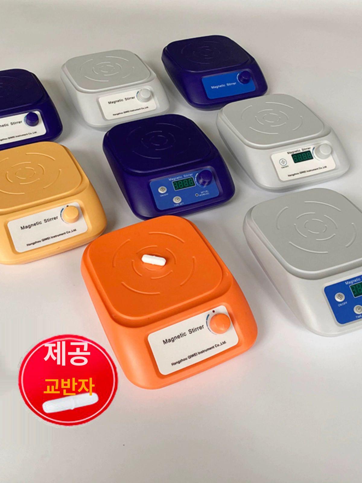 자석교반기 핫플레이트 과학 실험실 믹서기 자력교반기 스터러 마그네틱 액상 가열 전기 - 상세 이미지 2