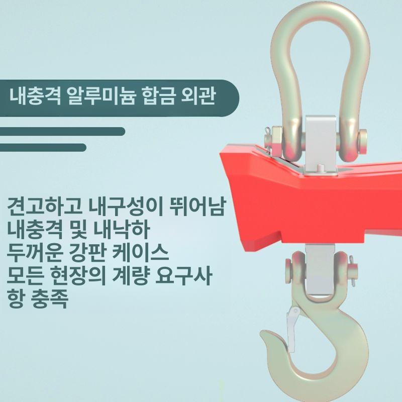 크레인 톤백 대형저울 매달림저울 계량기 측정기 디지털 전자 고정밀 산업용저울 - 상세 이미지 3