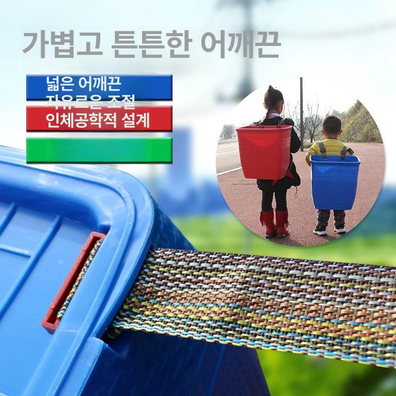 배낭 수확가방 대형 작업가방 바구니 광주리 채집통 백팩 텃밭 농작물 따기 나물 농장 - 상세 이미지 3