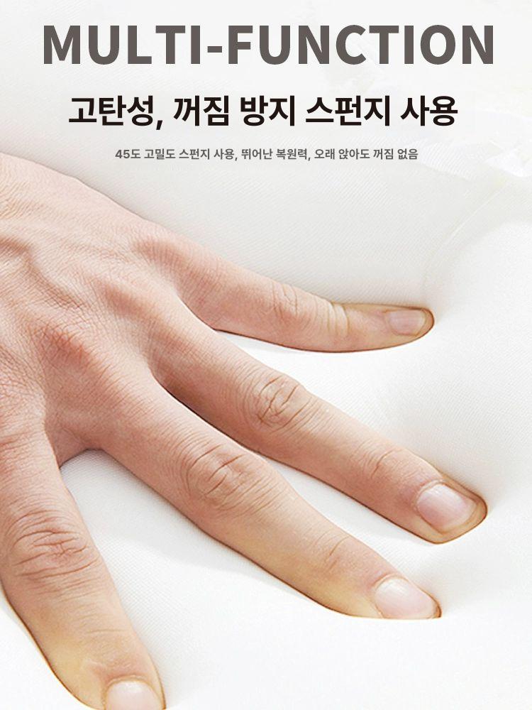 1인용 접이식 침대 거실 각도조절 사무실 쇼파베드 좌식 매트리스 소파베드 아쿠아텍스 - 상세 이미지 5