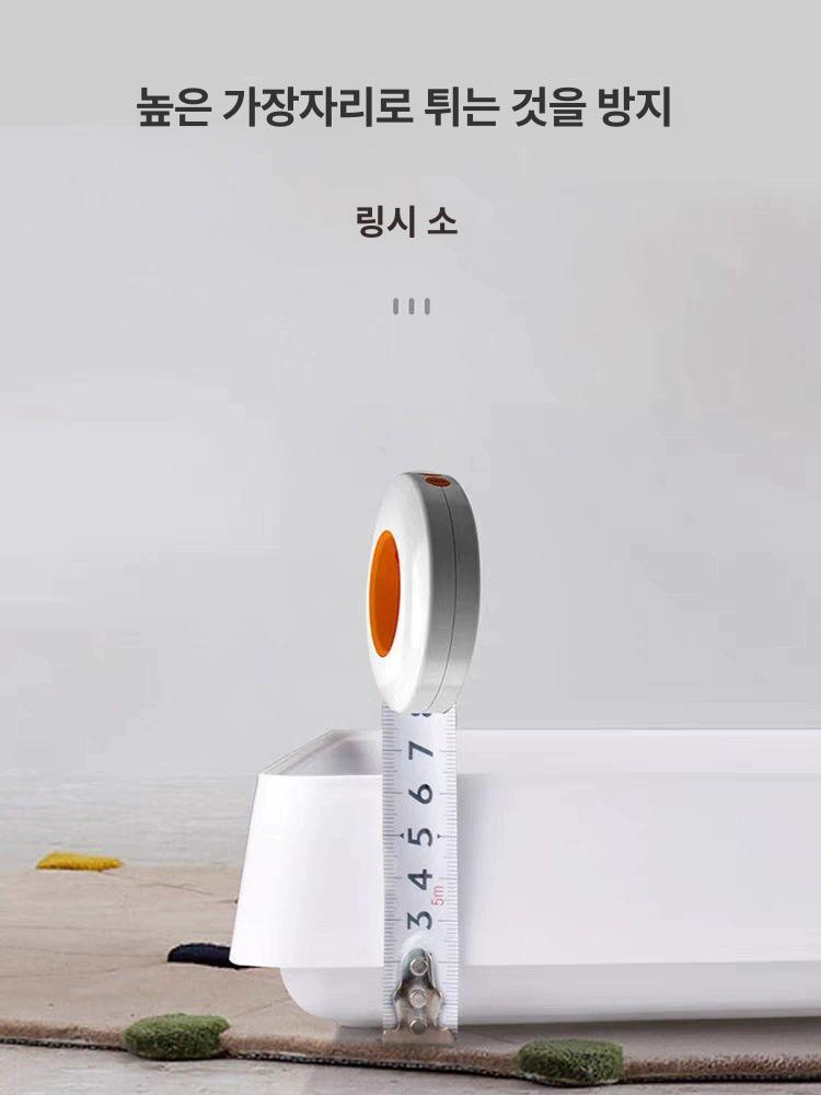 기니피그 화장실 소형 사각 변기 동물 소동물 햄스터 배변판 플라스틱 토끼케이지 애완 메쉬 - 상세 이미지 4