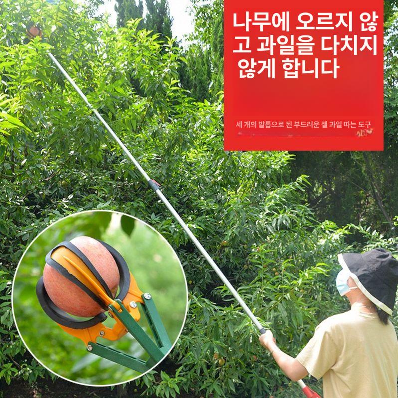 과일수확기 길이조절 감따기 열매채집 복숭아따는도구 원예용 정원 농사 수확용품 - 상세 이미지 2