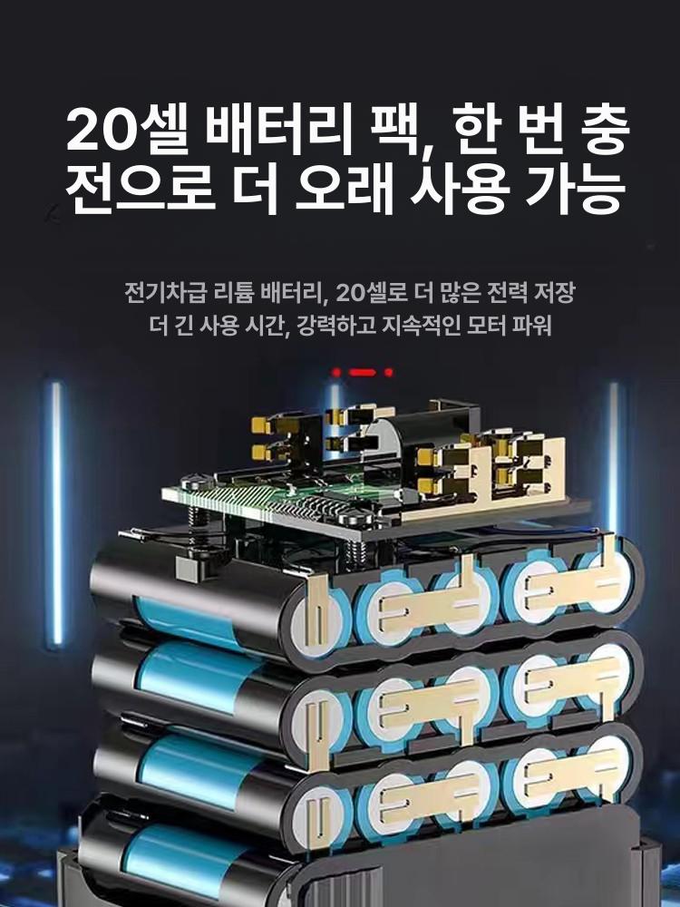 가지치기 무선 전동톱 충전식 절단기 휴대용 정원용 배터리 수목 전기톱 - 상세 이미지 5