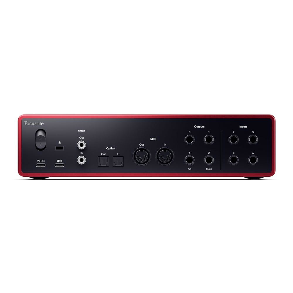 작곡, 음악 제작, 녹음 및 팟캐스트를 위한 Focusrite Scarlett 18i16 4세대 USB 오디오 인터페이스 u2014 고충실도, 스튜디오 품질 녹음에 필요한 모든 - 상세 이미지 3