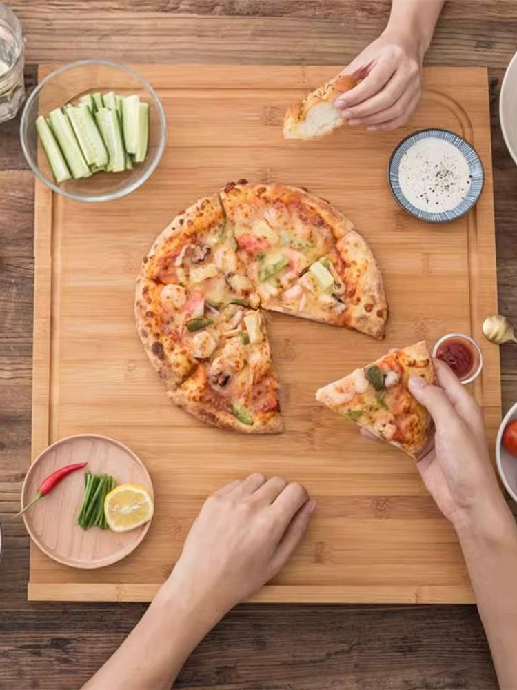싱크대 대형도마 사각 씽크대도마 반죽판 위생 통원목 주방도구 업소용 원목주방용품 - 상세 이미지 3
