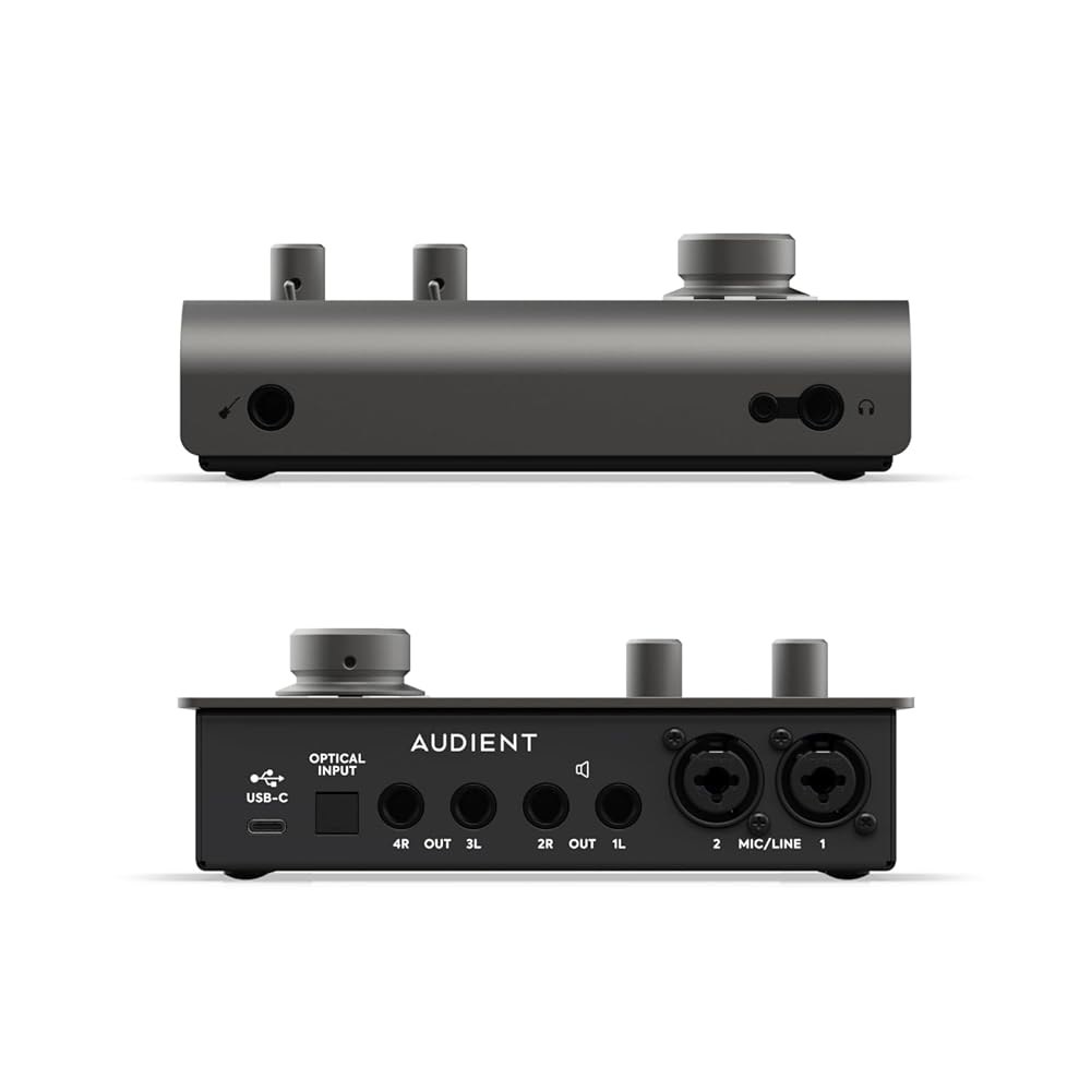 오디오 인터페이스 iD14 MKII, 클래스 A 마이크 프리앰프 2개(고성능 USB 인터페이스, USB-C 커넥터, 모니터 믹스 및 패닝 기능, 헤드폰 출력 2개), 블랙 - 상세 이미지 3