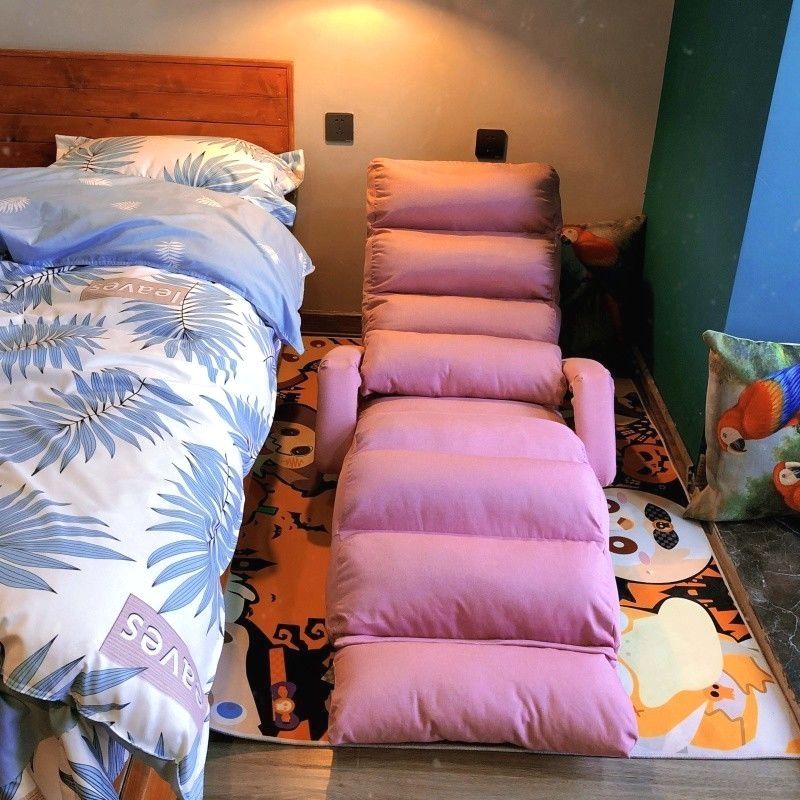 누워서 접이식침대 폴딩 1인 리클라이너 쿠션 휴식 소파베드 패브릭 원룸 의자 침실 - 상세 이미지 2