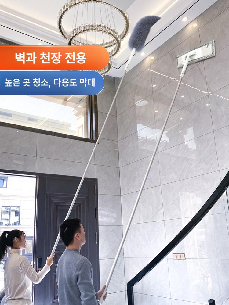 고층 창문청소기 청소도구 닦이 와이퍼 스퀴지 스크래퍼 워셔 외벽청소 브러시 - 상세 이미지 2