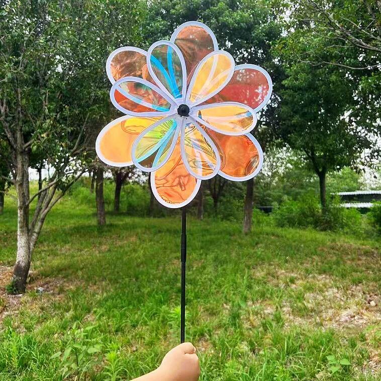 정원 바람개비 65cm 마당 인테리어 장식 야외 정원꾸미기 소품 세트 - 상세 이미지 2