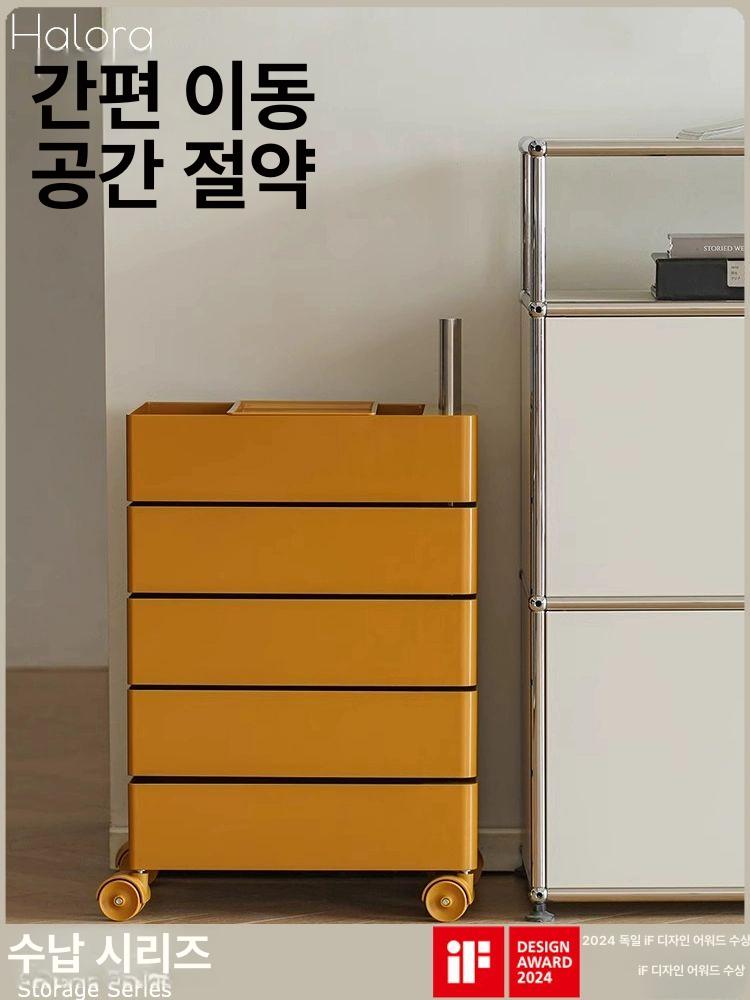 회전형 카트 이동식 메탈 투명 홀더 운반 선반 방염 소형 스테커 전동 유압 핸드카트 수납 - 상세 이미지 4