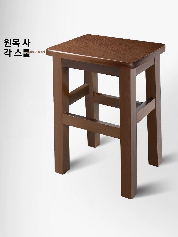 나무 식탁의자 원목 호두색 카페 북유럽 빈티지 등받이 모던 고급 스타일 레스토랑 - 상세 이미지 2