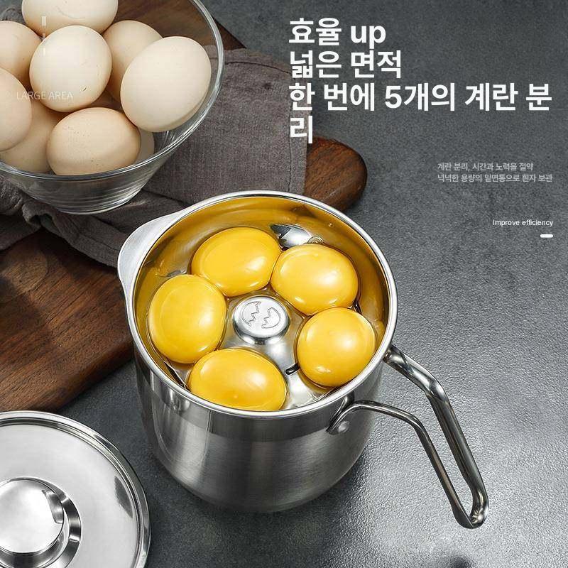 계란 분리기 스텐 베이킹용 체 요리 주방조리 주방용품 필터 기구 오프너 믹서 베이커 - 상세 이미지 3