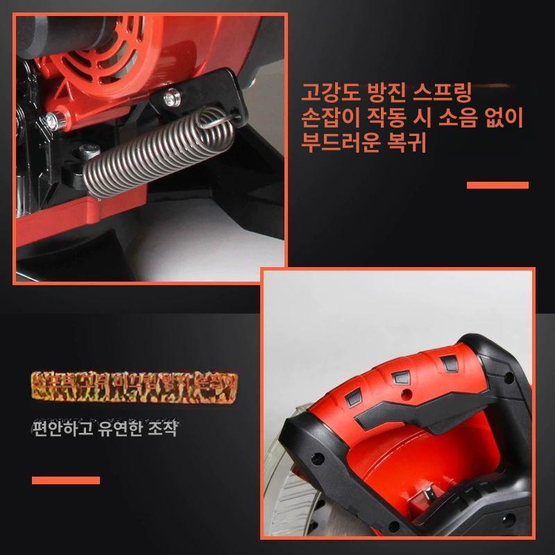 알루미늄 절단기 캇타기 톱질 휴대용 1500w 합금 정밀한 철판 각도 고정밀 목공 산업용 - 상세 이미지 5