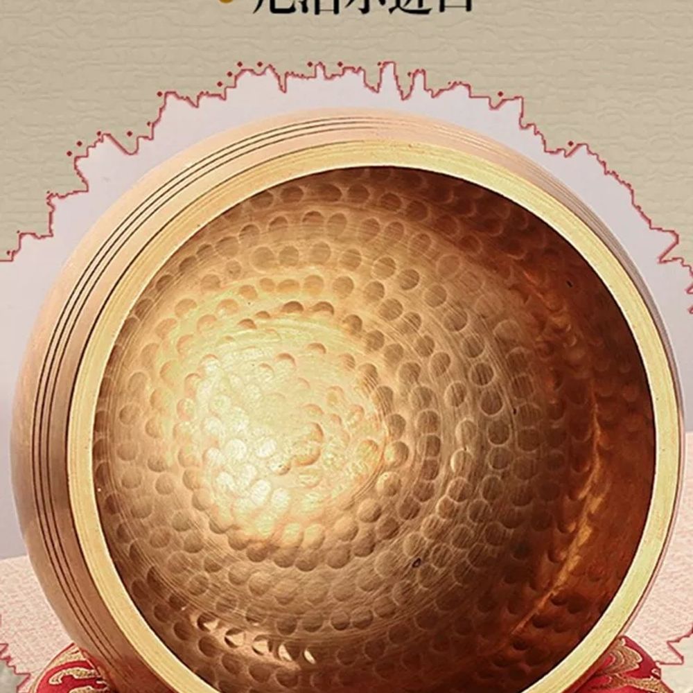수제 싱잉볼 힐링 명상종 부처님 요가 악기 불교 좌종 릴렉스 명상도구 신주 차임 - 상세 이미지 5
