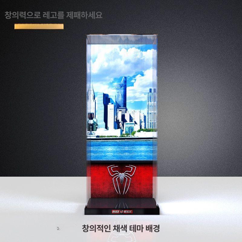 장식장 아크릴진열장 투명 피규어케이스 인형 조립형 진열대 조명 피규어보관함 굿즈 - 상세 이미지 2