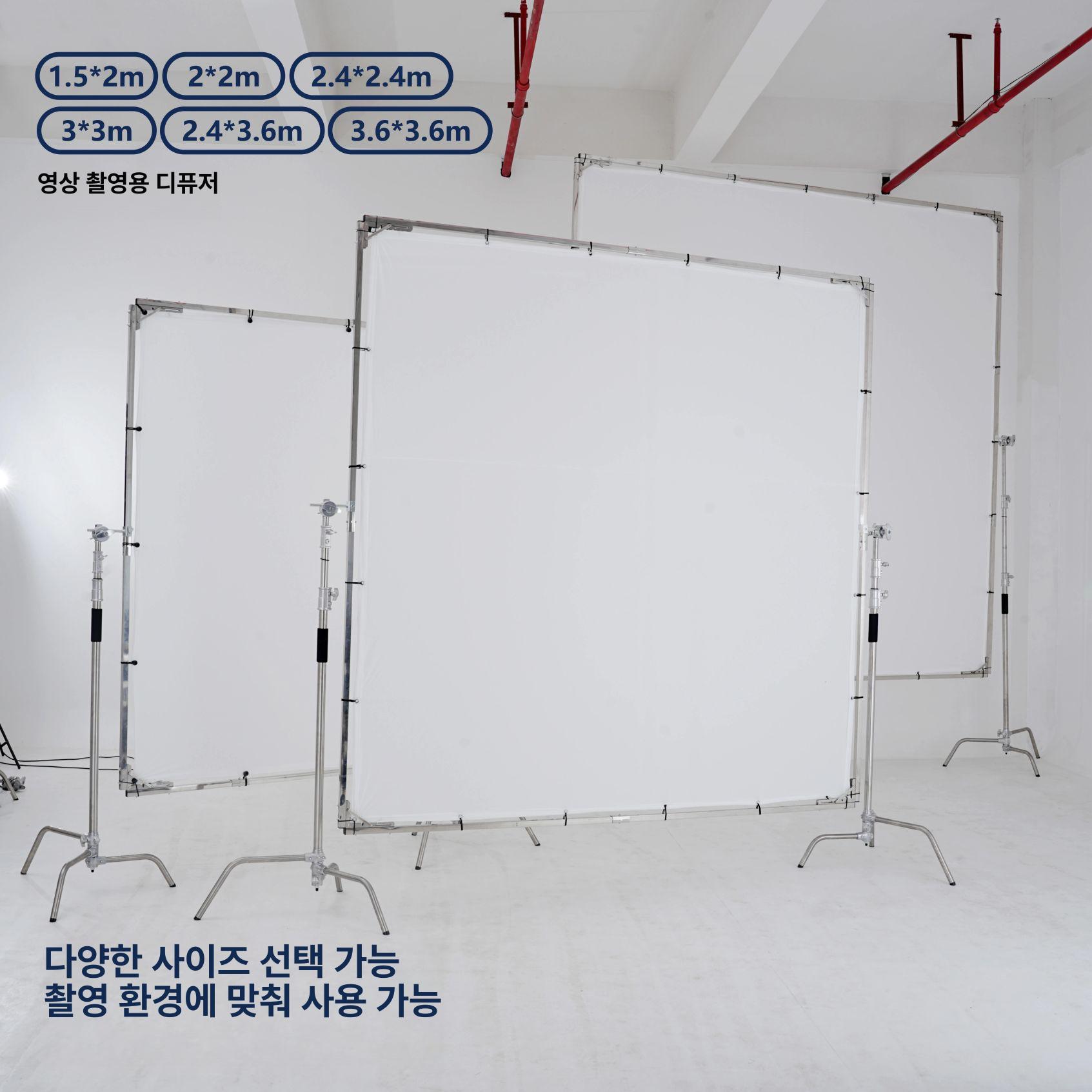 사진 촬영 조명 확산판 반사판 세트 방송 스튜디오 증명사진 배경 라이팅 장비 - 상세 이미지 4