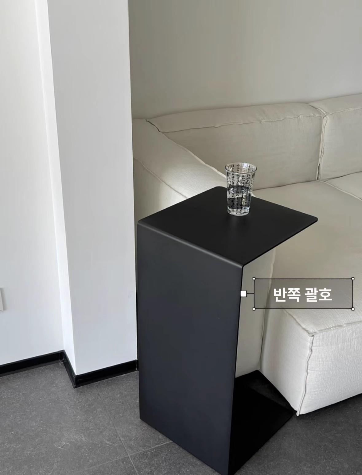 스테인레스 사이드테이블 심플 올스텐 인테리어 사이즈 맞춤 협탁 보조탁자 모던 커피 - 상세 이미지 3