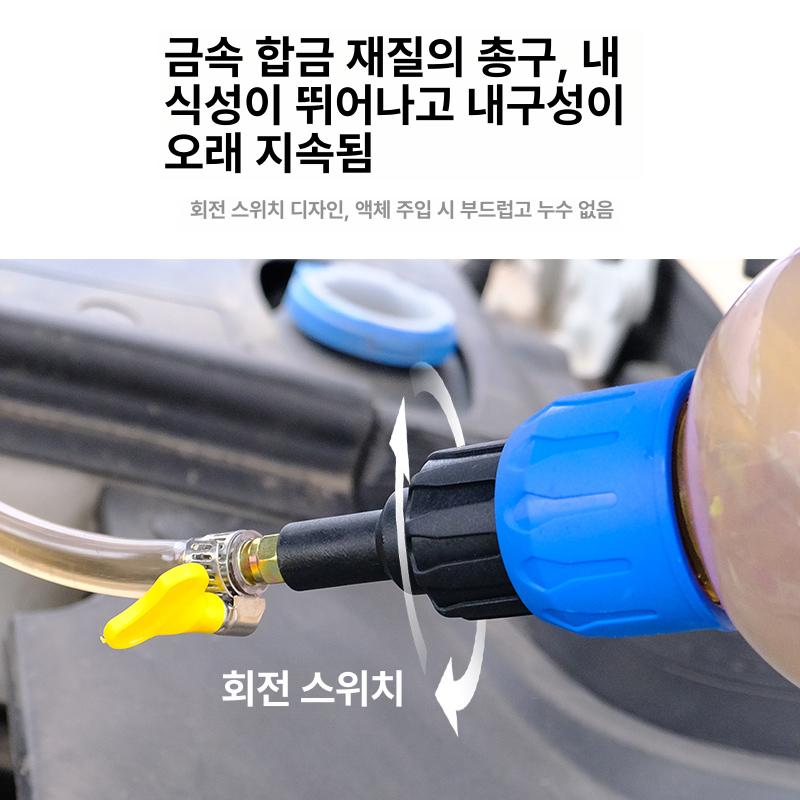 공업용 석션기 대형 엔진 구리스 차종 펌핑 듀얼 흡입기 두 길 주유기 주사기 개로 펌프 - 상세 이미지 4