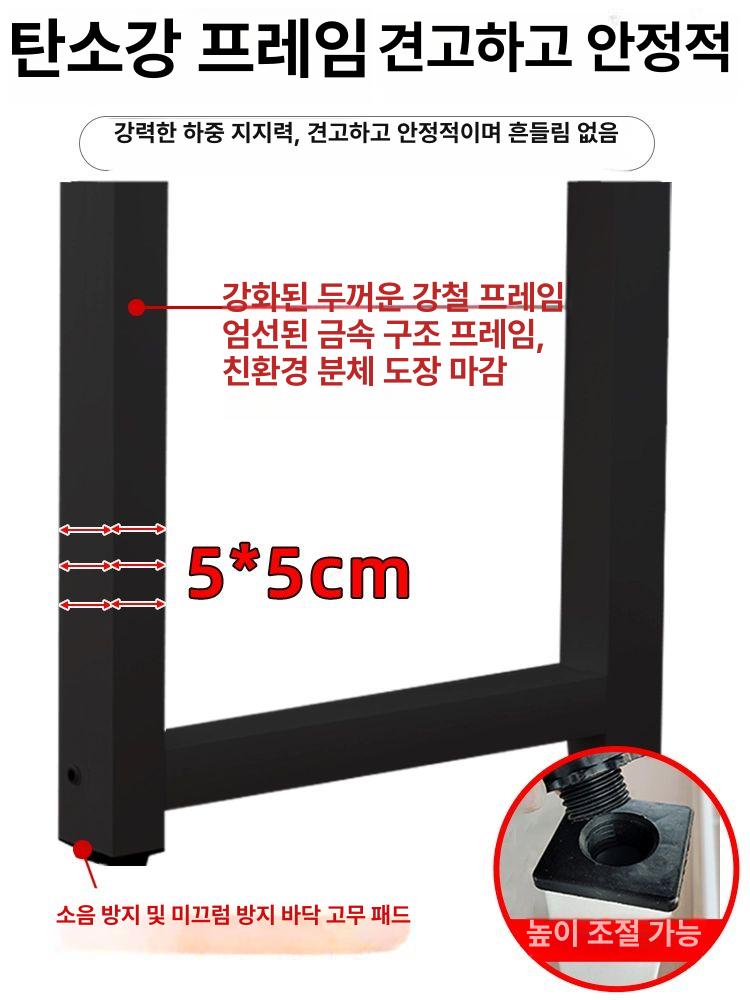 모던 소형컴퓨터책상 학생 게이밍 데스크 노트북 심플 간이 기숙사 틈새 바퀴 공부방 - 상세 이미지 3