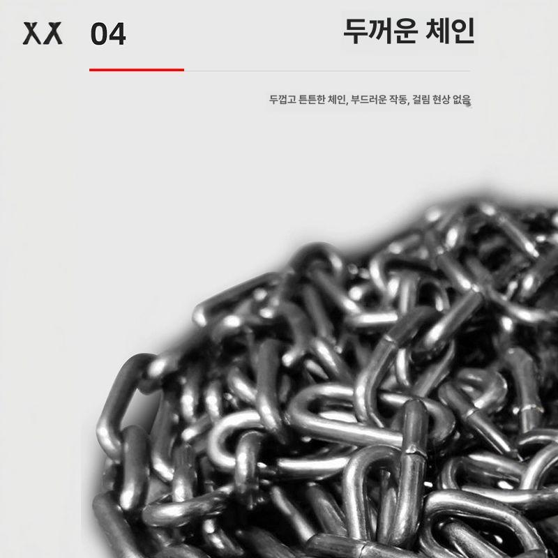 udt 플레인트로리 푸시 고품질 기어트롤리 미니원치 크레인 호이스트걸이 빔 핸드 - 상세 이미지 5