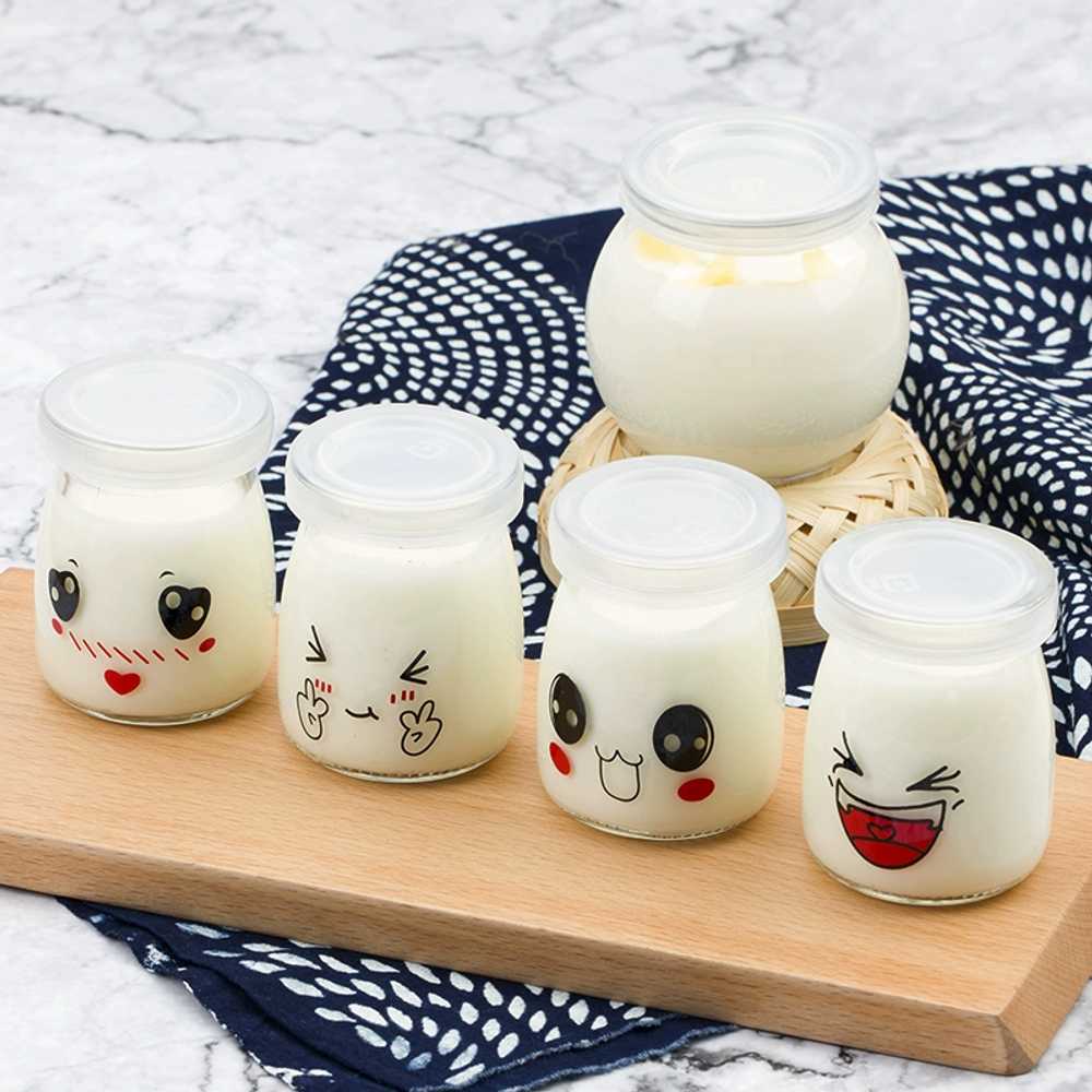 수제청 디저트 홈카페 미니 그릭요거트 양념 푸딩병 잼병 꿀병 과일청병 유리밀폐용기 - 상품 이미지