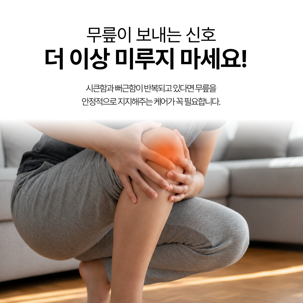 일감생활 논슬립 무릎 보호대 일체형 러닝 슬개골 헬스 - 상세 이미지 5