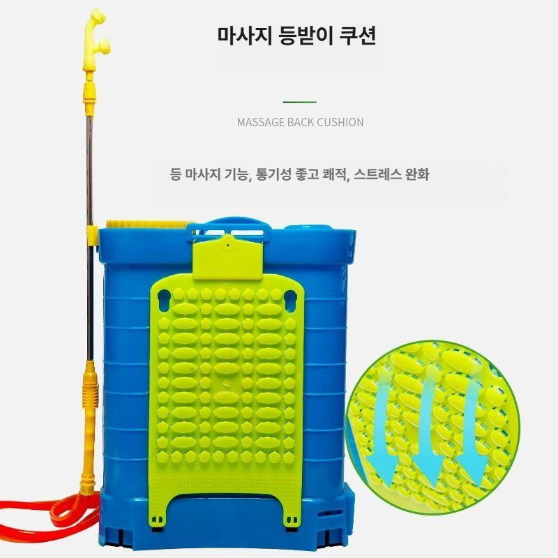 20리터 배터리 충전식 분무기 리튬배터리 무선 농약살포기 농업용 펌프식 - 상세 이미지 4