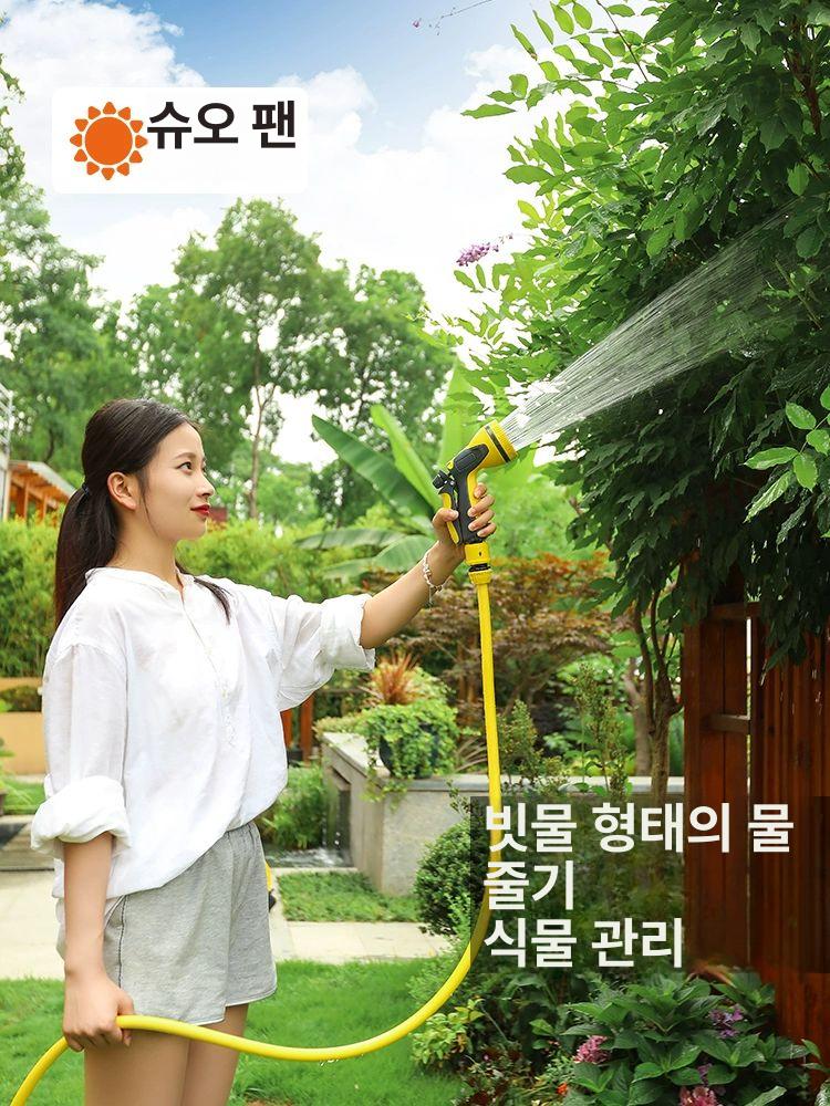 벽걸이 워터릴 원예 물호스릴 고압 릴호스 청소 수도 정원용 관수 잔디 보관대 - 상세 이미지 4